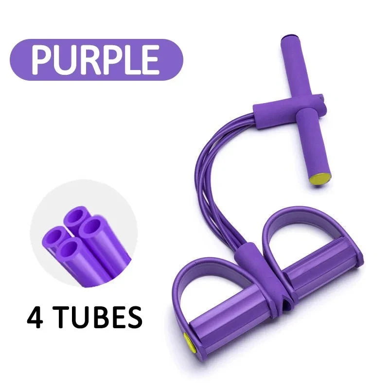 Tendeur à pédale multi-tubes – Bandes de résistance fitness à domicile