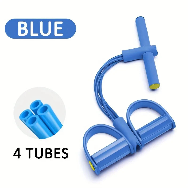 Tendeur à pédale multi-tubes – Bandes de résistance fitness à domicile
