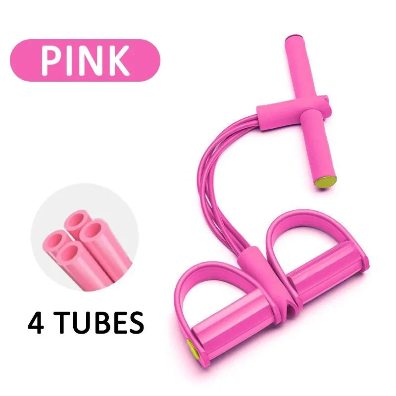 Tendeur à pédale multi-tubes – Bandes de résistance fitness à domicile