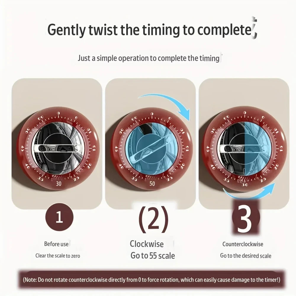 Minuteur de cuisine digital magnétique – Timer précis pour cuisson et pâtisserie