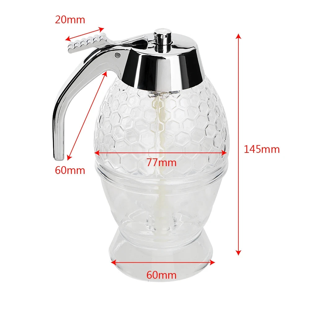 Distributeur de miel en forme d'abeille – Doseur miel anti-gouttes cuisine