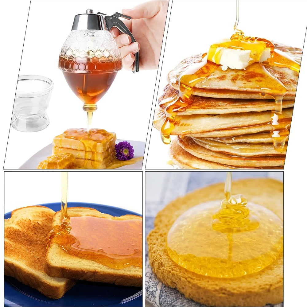 Distributeur de miel en forme d'abeille – Doseur miel anti-gouttes cuisine