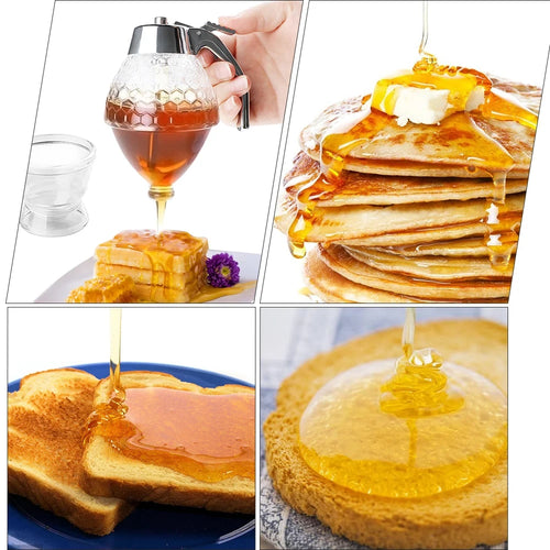 Distributeur de miel en forme d'abeille – Doseur miel anti-gouttes cuisine