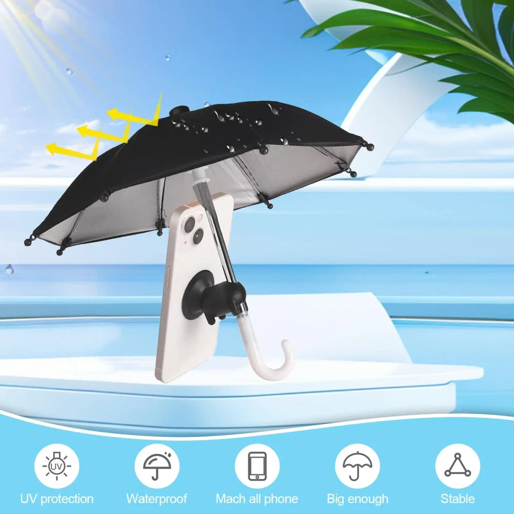 Parasol anti-reflets pour smartphone – Pare-soleil téléphone universel