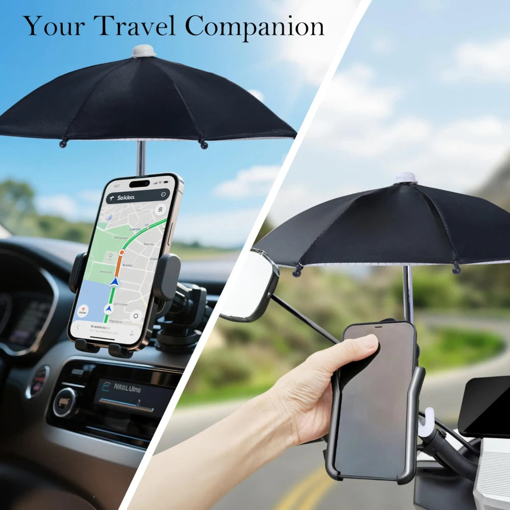 Parasol anti-reflets pour smartphone – Pare-soleil téléphone universel