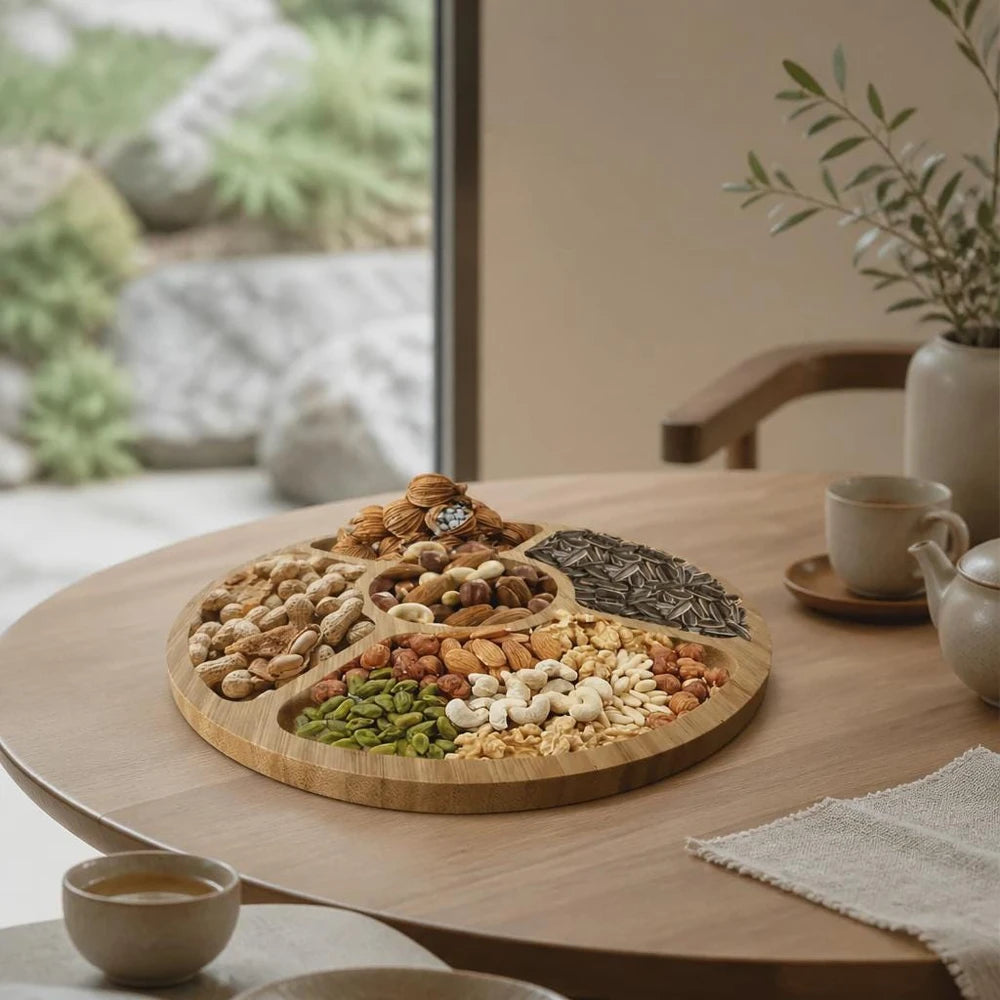 Plateau de Service en Bambou