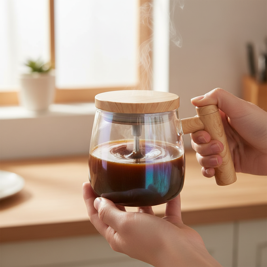 Mug Auto-Mélangeur Électrique